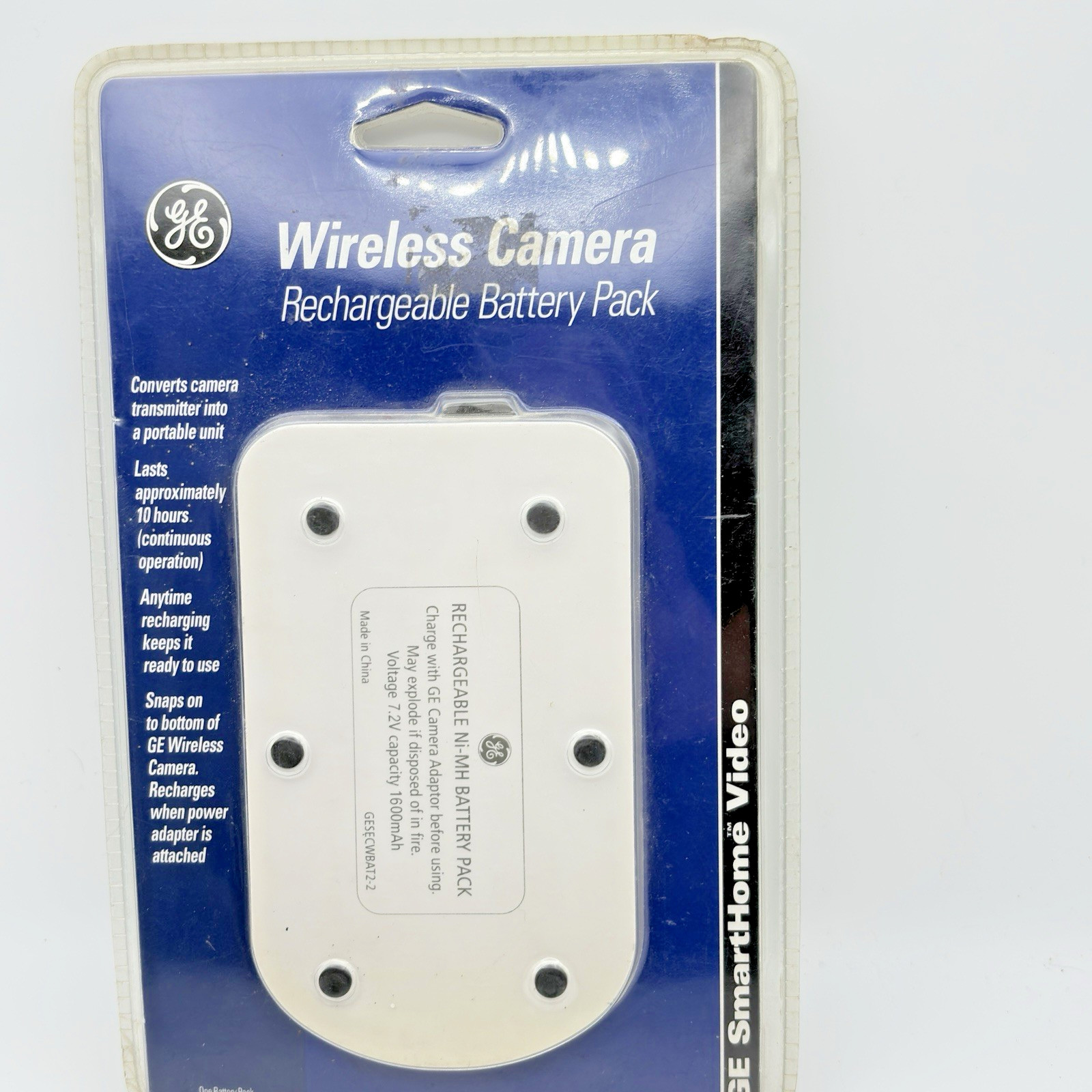 Rechargeable Ni-MH Battery Pack GE SmartHome Video Wireless CCTV Camera New