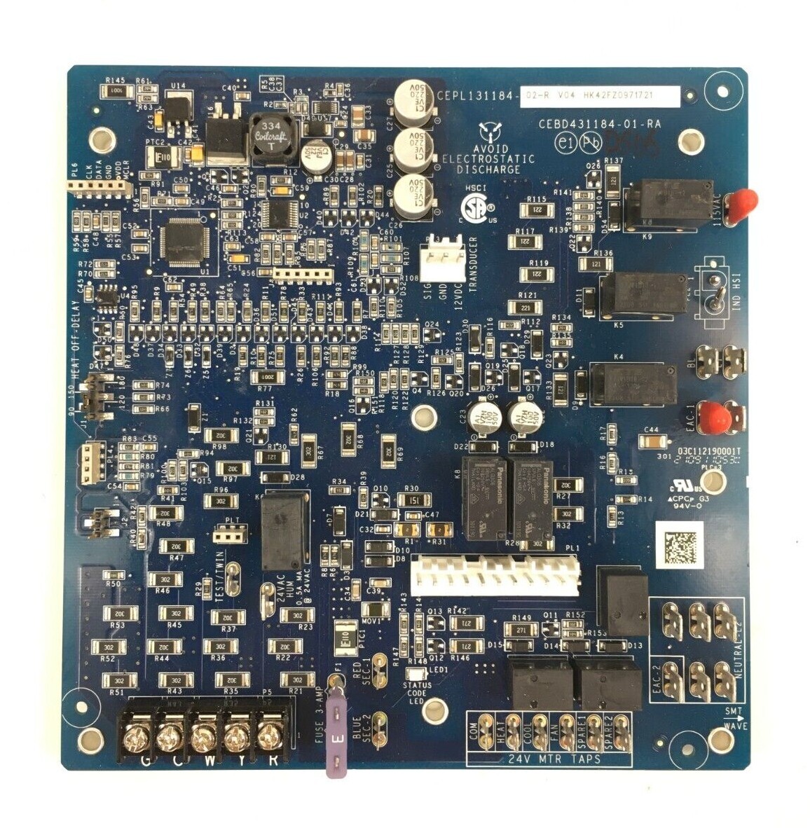 Carrier Bryant HK42FZ097 Control Circuit Board CEPL131184-02-R used #D505