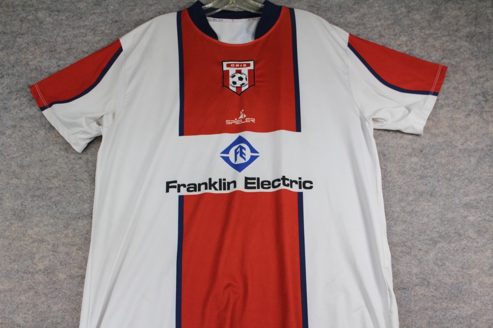 Spieler Soccer Jersey Size Large L Franklin Electric 13 Schneider Motobombas