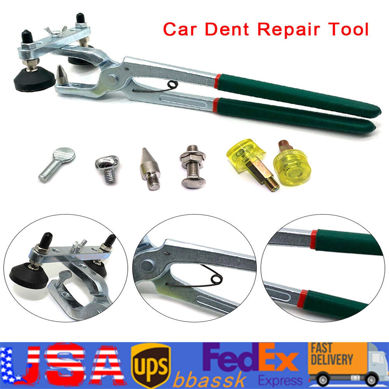 Paintless Dent Repair Pliers Tools ，Car Door Fender Panel Crimp Dent Edge Pliers