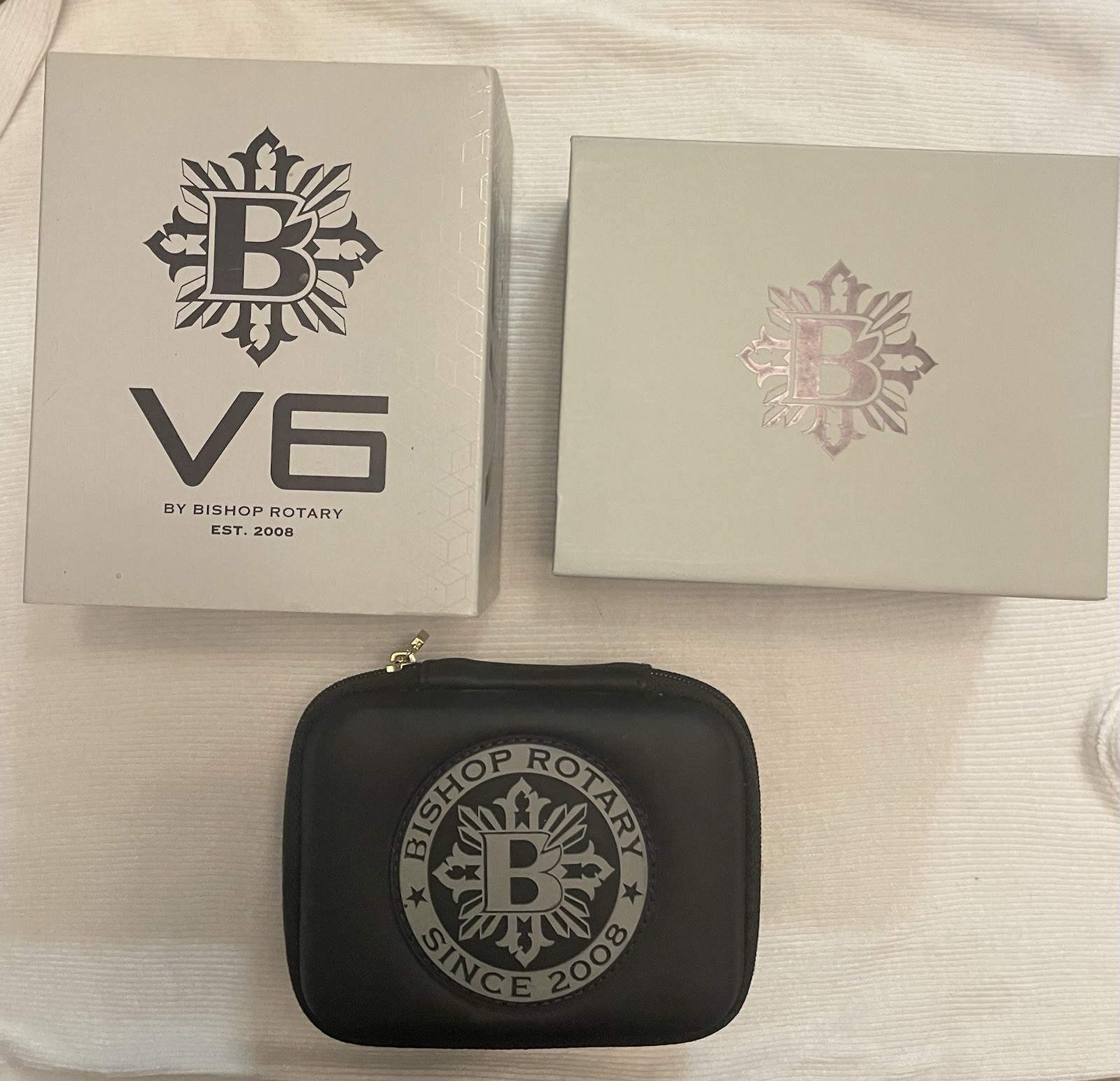 2019 Bishop V6 Rotary Tattoo Machine 3.5 Stroke Red