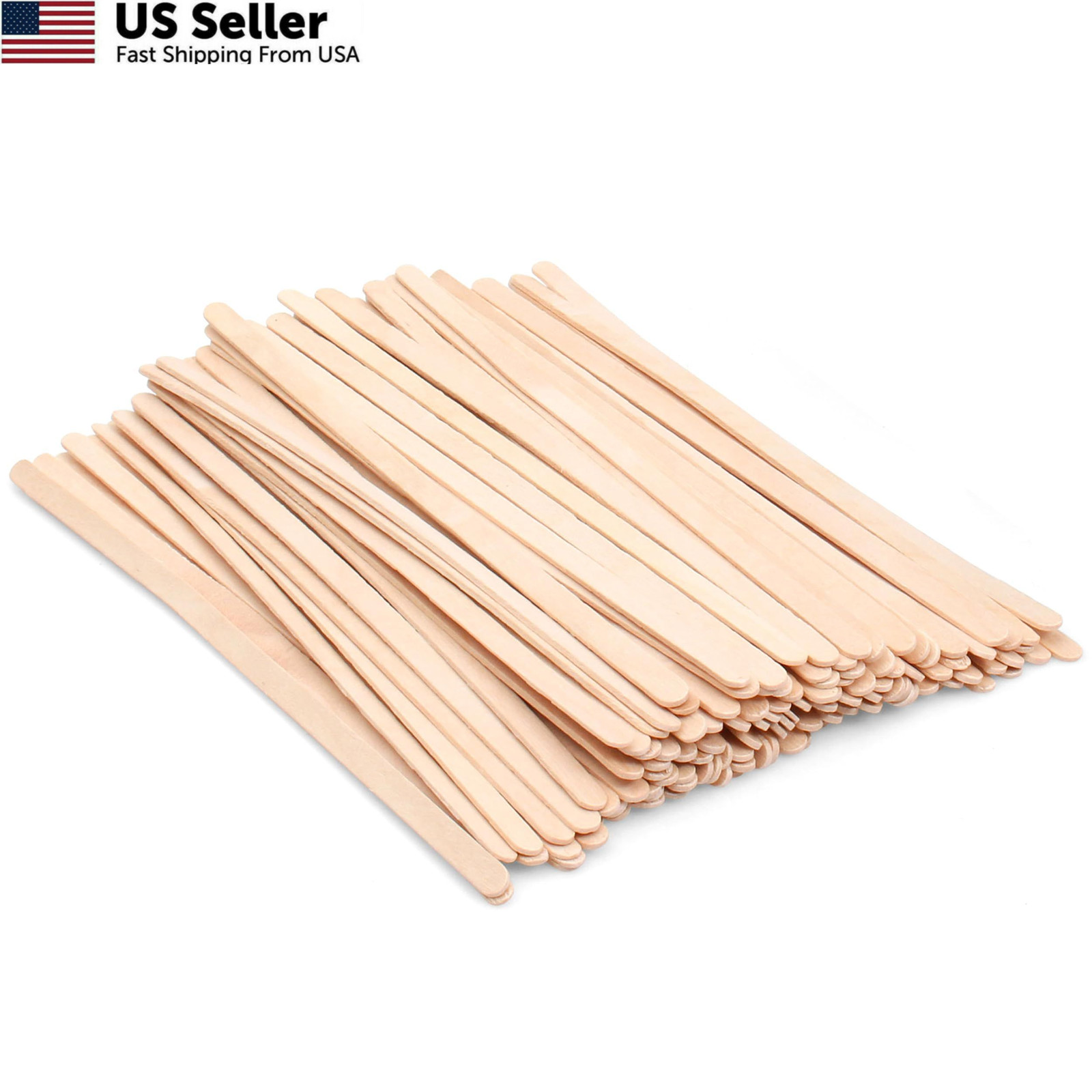 ANTETOK Wooden Coffee Stirrers - Stir Sticks 19cm-100pcs, No Wrapped
