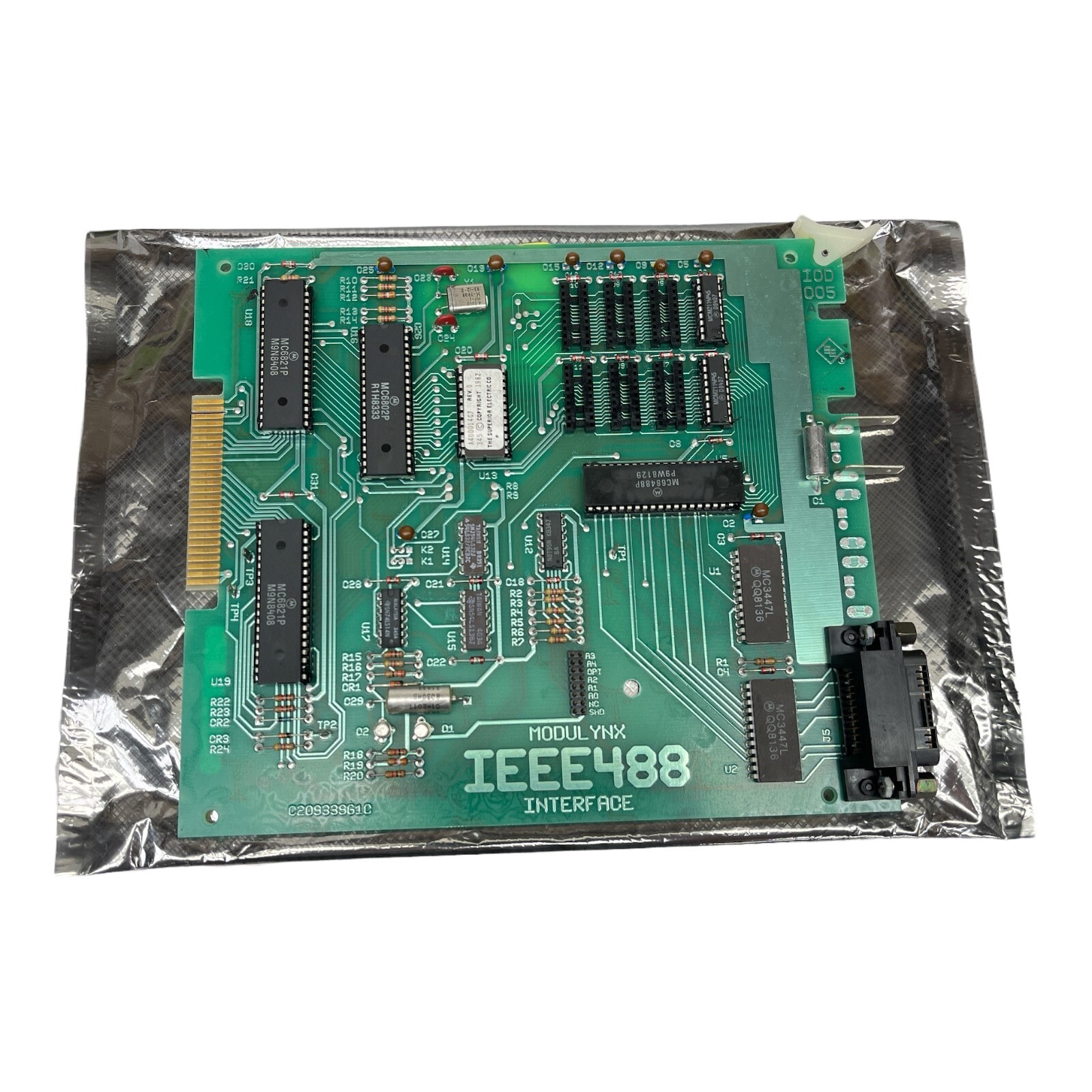 SUPERIOR ELECTRIC MODULYNX IEEE488 INTERFACE CARD/BOARD IOD005 NEW/UNUSED
