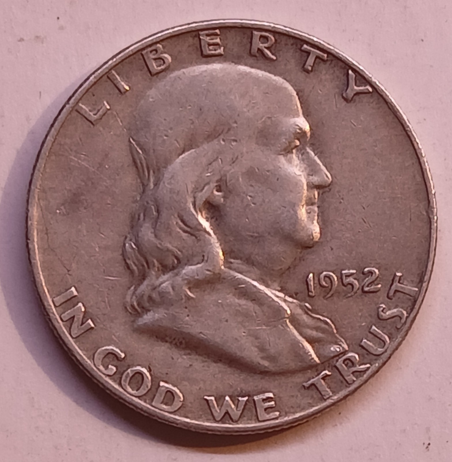 1952 D  Franklin Half Dollars  Silver.