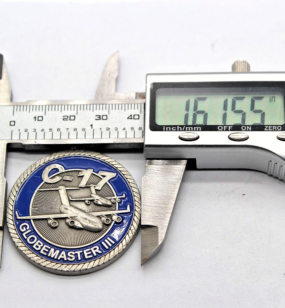 USAF Dover AFB C-17 Globemaster III Challenge Coin 1.6"