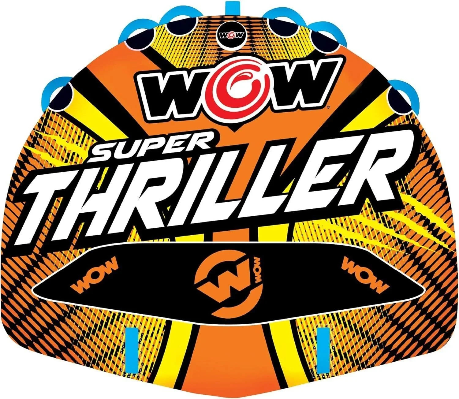 WOW Sports Super Thriller Towable Deck Tube for 1, 2 or 3 People
