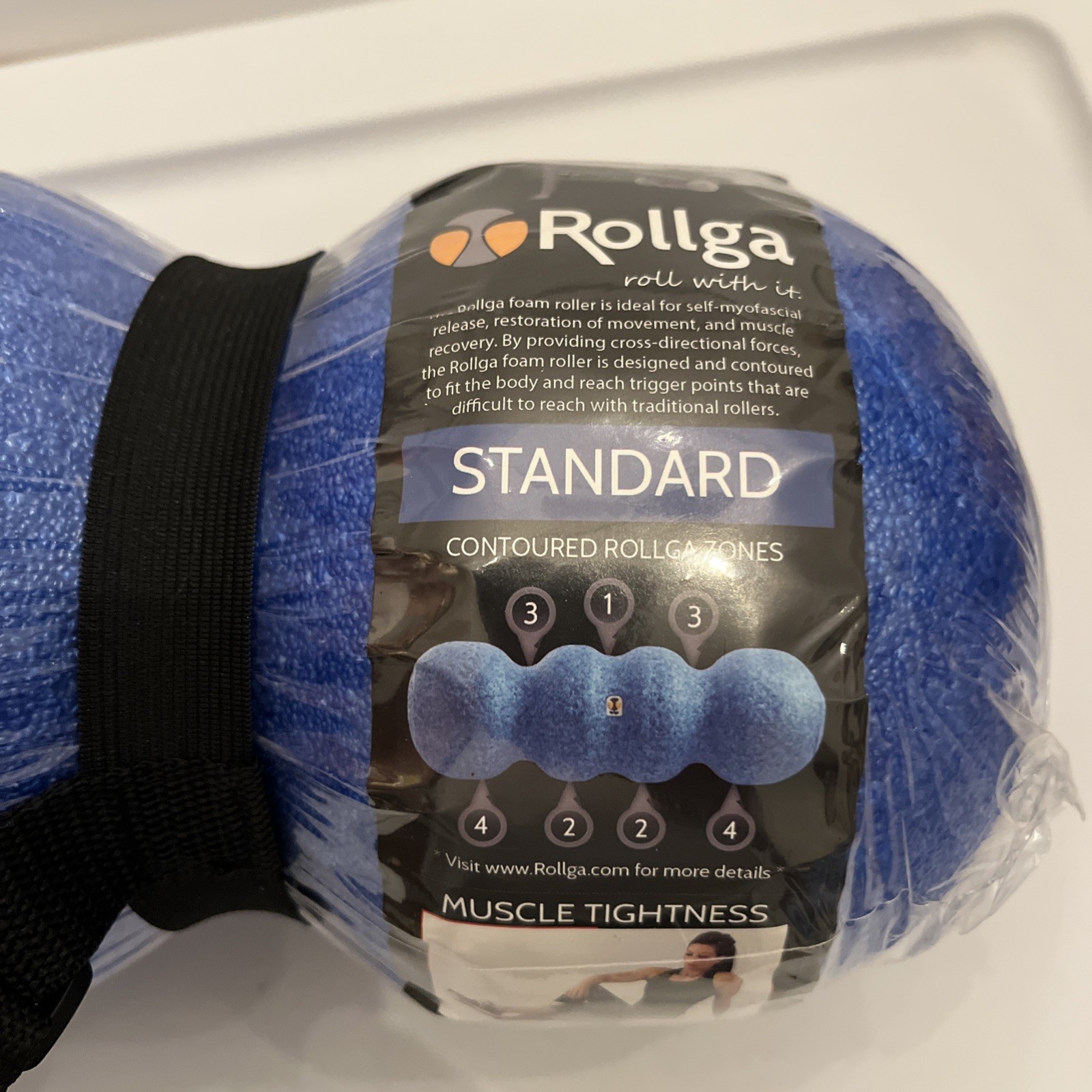 NEW Sealed - Rollga - Foam Roller for Back Pain, Flexibility, & Muscle Recovery