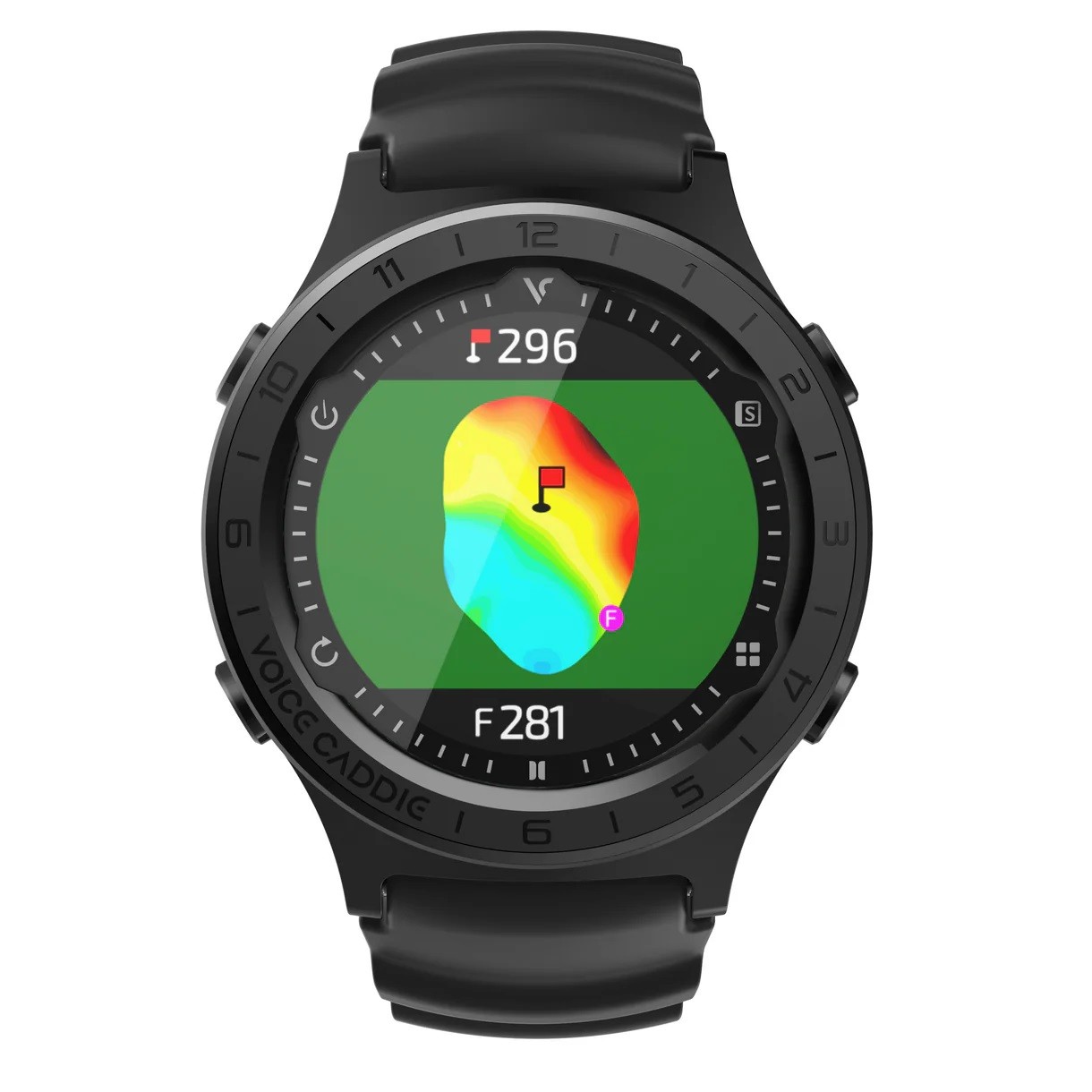 New Voice Caddie Golf A3 Hybrid GPS Watch Black