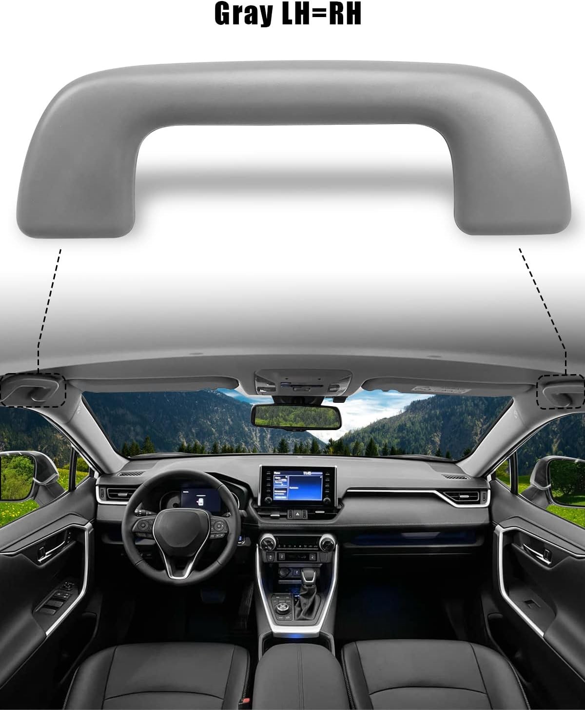 1X Front Right Inner Roof Ceiling Pull Handle Grab For Toyota Corolla Yaris Rav4