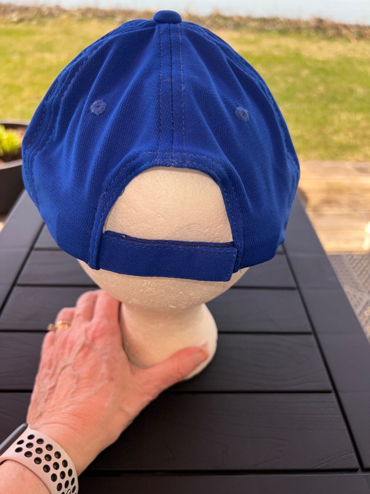 Orbital Energy Services A PSG Co. Royal Blue/white Hat Cap Hook Loop EUC