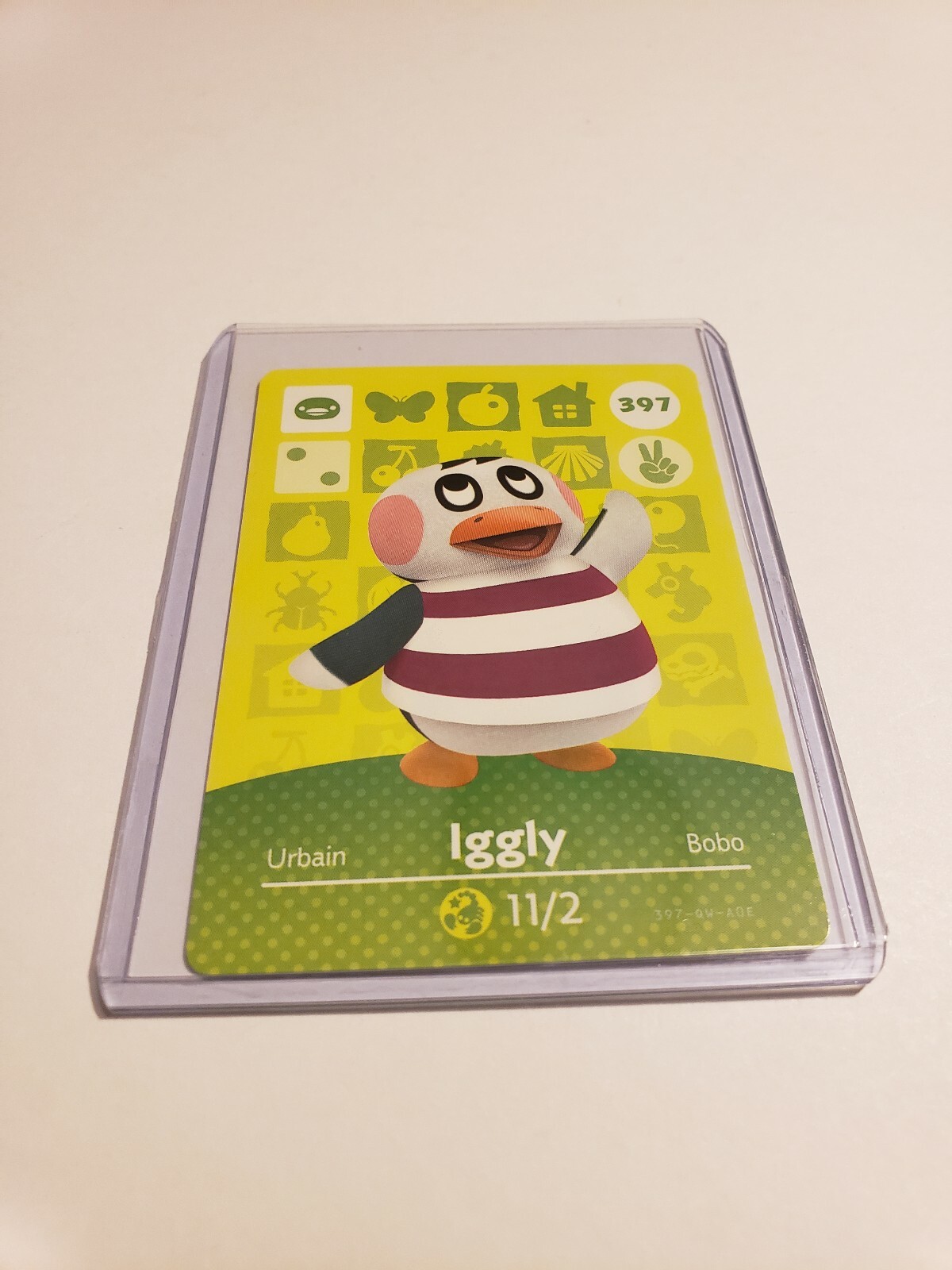 Iggly # 397 Animal Crossing Amiibo Card Horizon Series 4 MINT NEVER SCANNED!