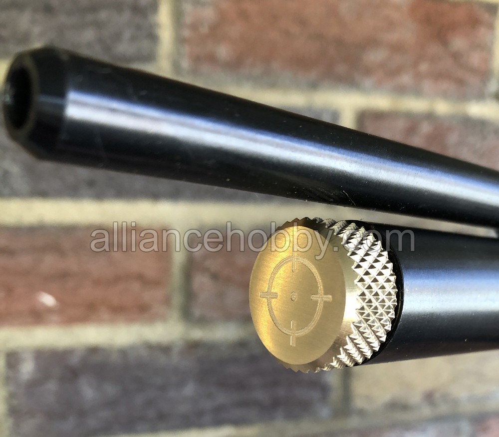 Solid Brass Knurled Piercing Stem for Crosman 2240 (CO2 Cover End Cap)