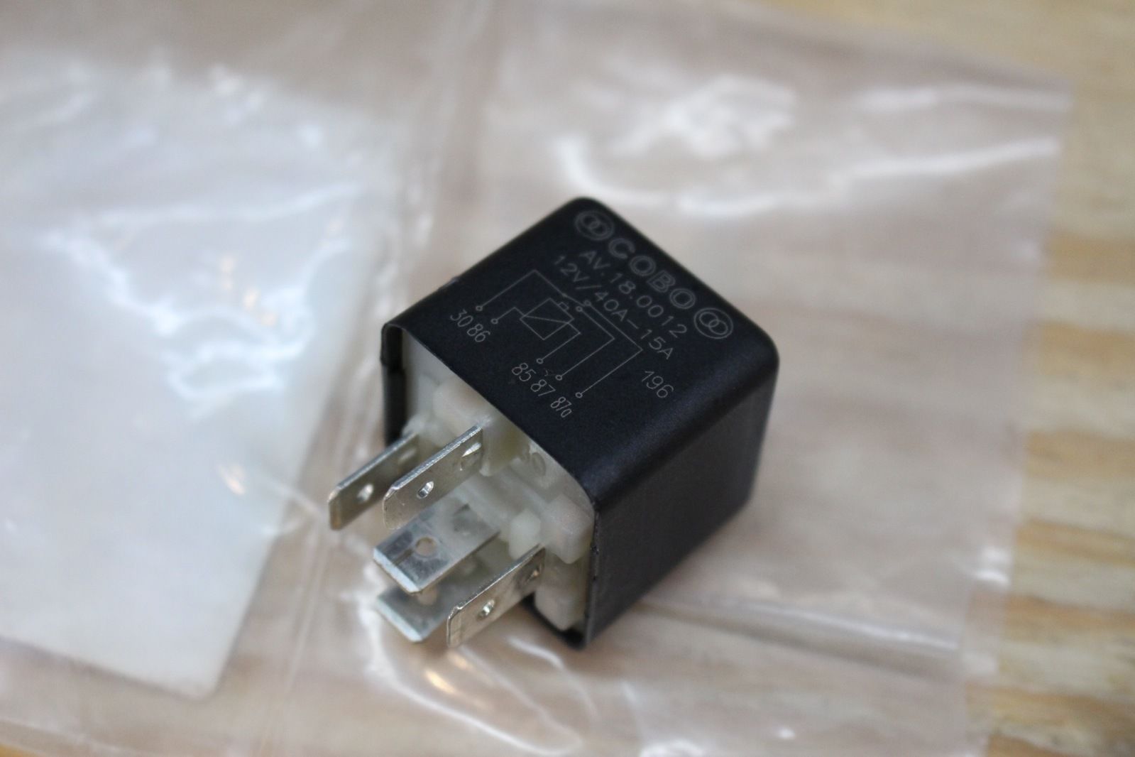COBO Relay AV.18.0012 12V 40A-15A Terex TX51-19MD TX51-19M 07.0703.0262 R3