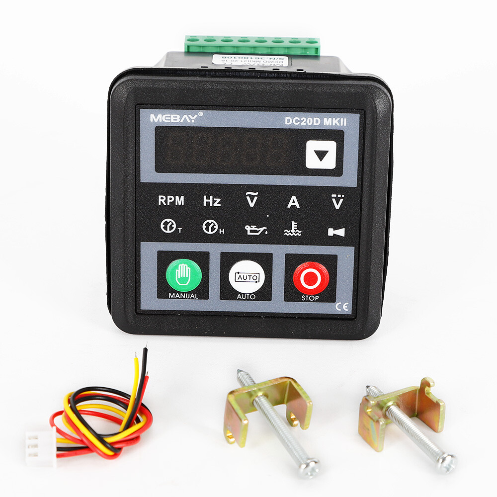 DC20D Genset Controller Automatic Generator Start Controller Module LED Display