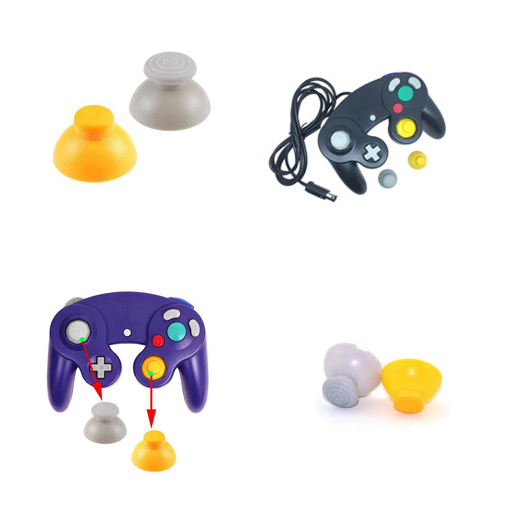 US 20Pc For Gamecube Thumbstick Caps Replacement Controller Joystick Rubber
