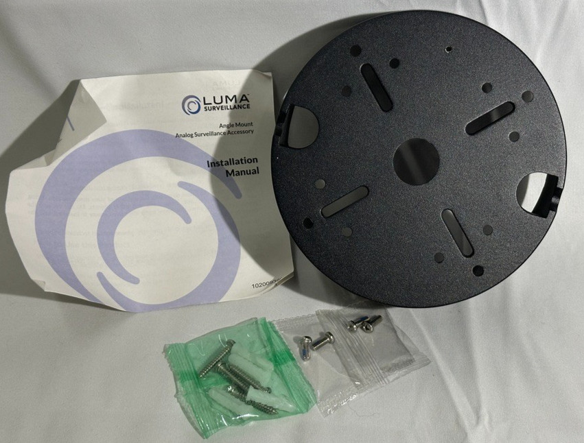 Luma Surveillance Analog Dome Angle Mount Black LUM-MNT-ANG-ADOM-BL-Open Box