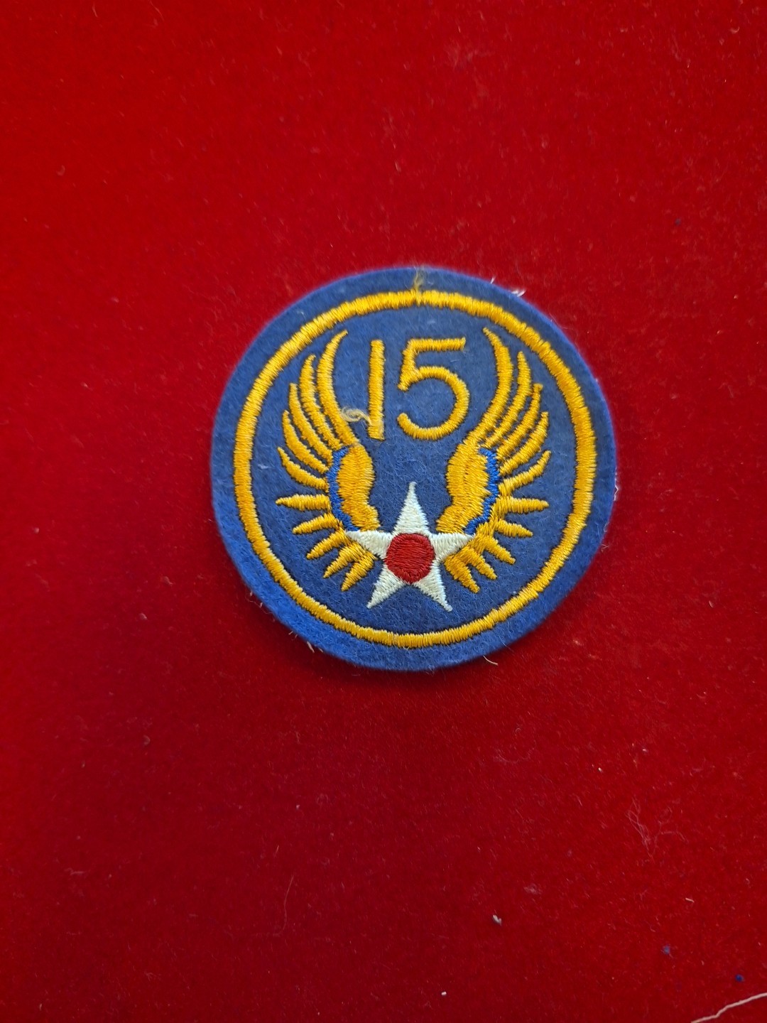 US 15th Army Air Corps Felt Patch