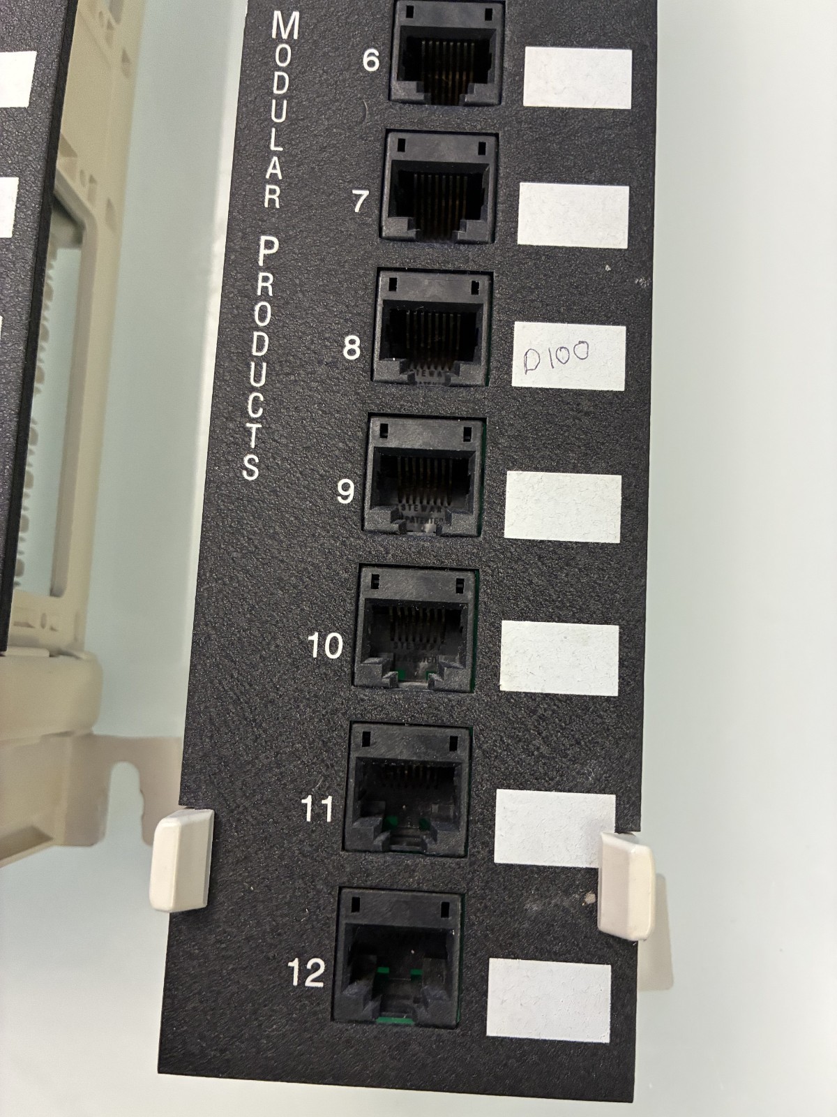 10" Mini 12-Port Vertical Patch Panel - PatchPoint 12R - PP12RB