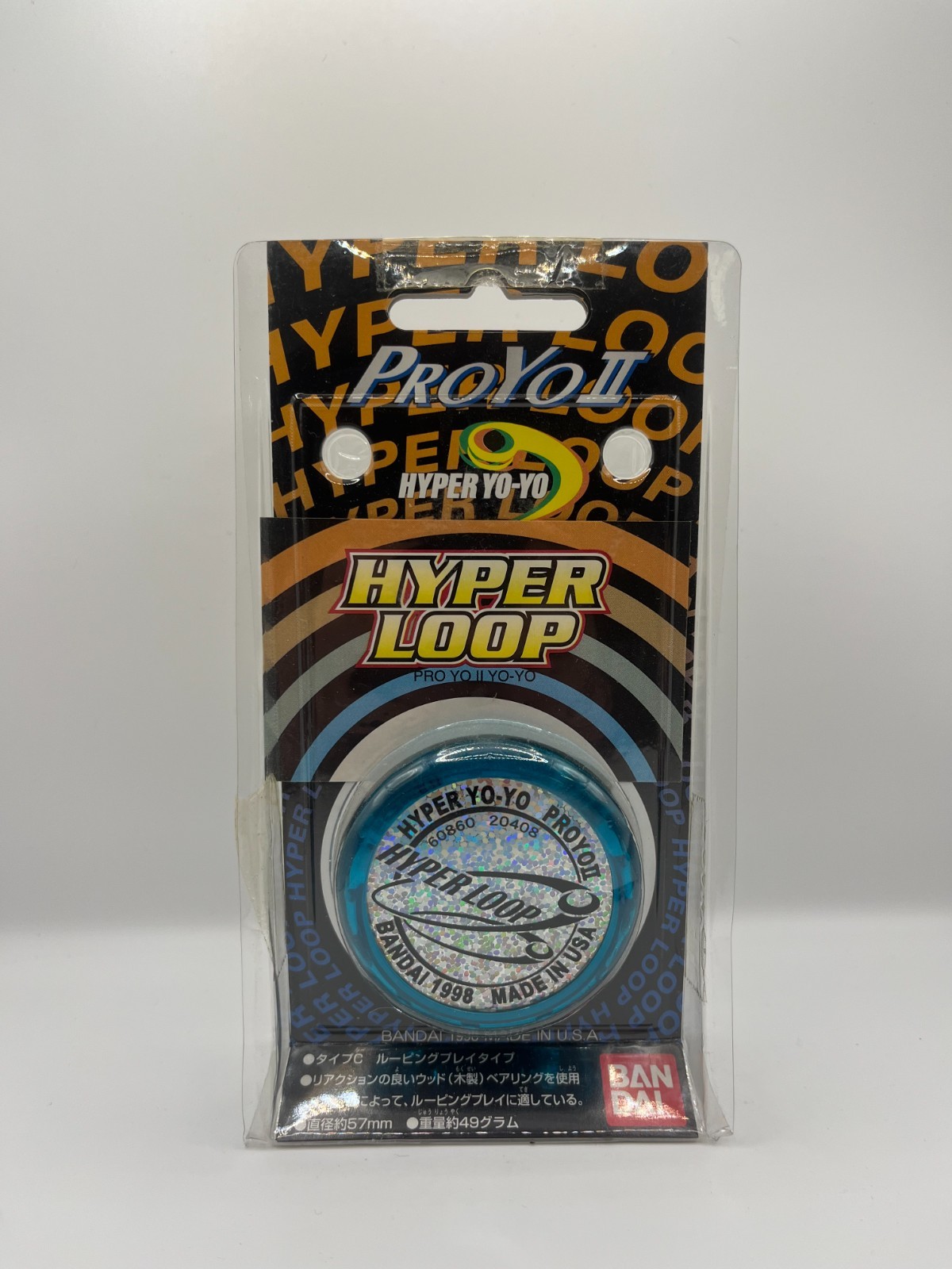 Vintage 1998 Bandai Hyper Yo-Yo ProYo II Hyper Loop Sealed Dual Colored