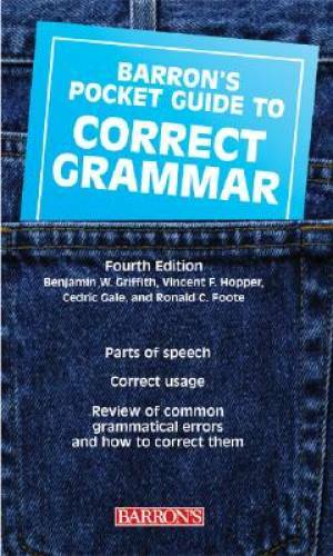 Pocket Guide to Correct Grammar (Barrons Pocket Guides) - Paperback - GOOD