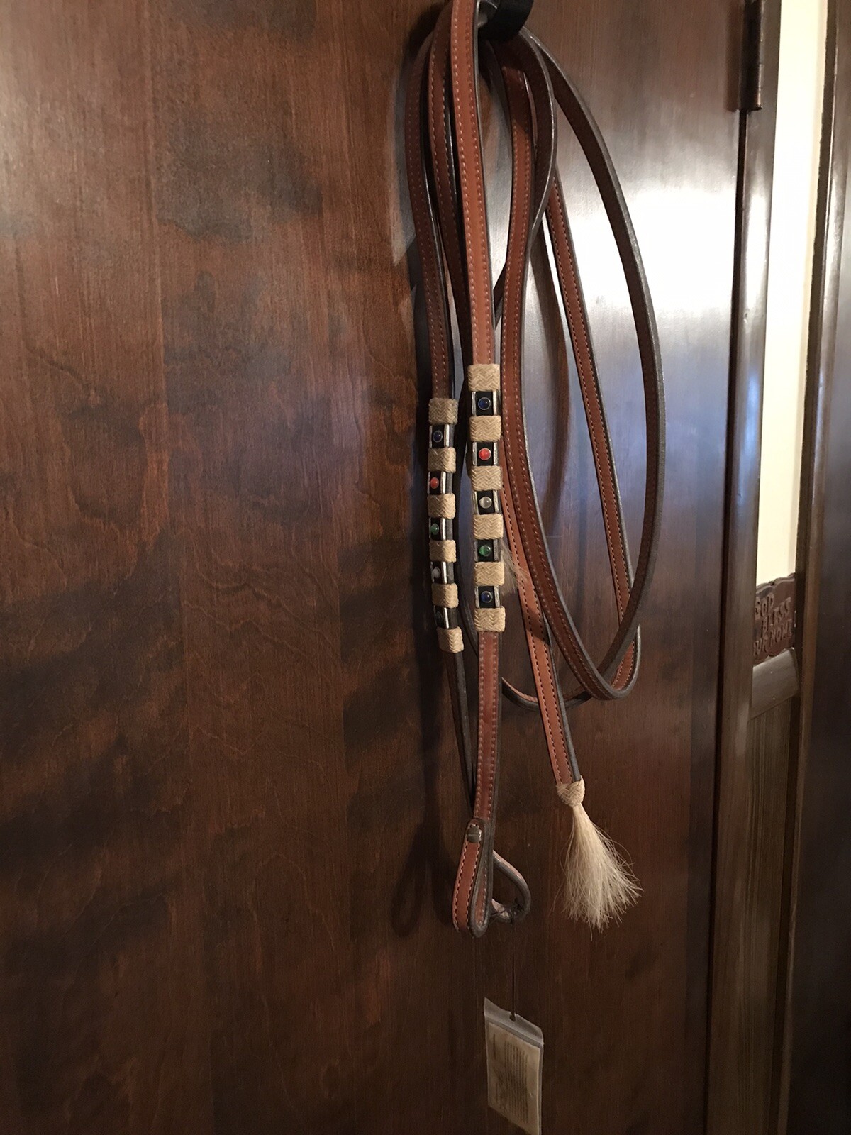 Jewelry On Tack Split Show Reins, NWT