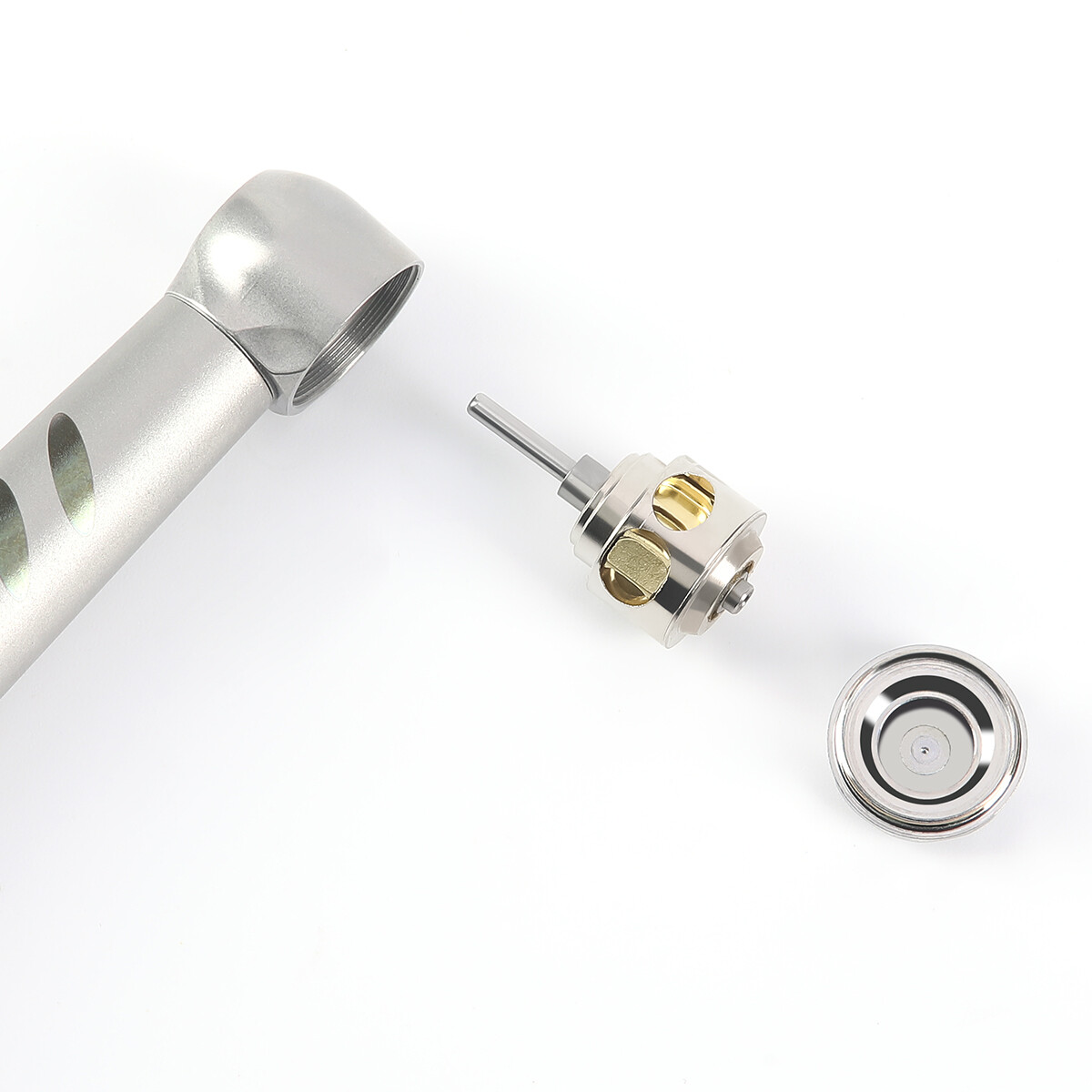 AZDENT Dental (Optic LED E-generator ) High Speed Handpiece Air Turbine 4/2Holes