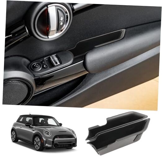 for 2024 Mini Cooper F56 Organizer 2Pcs door storage box for Mini Cooper F56