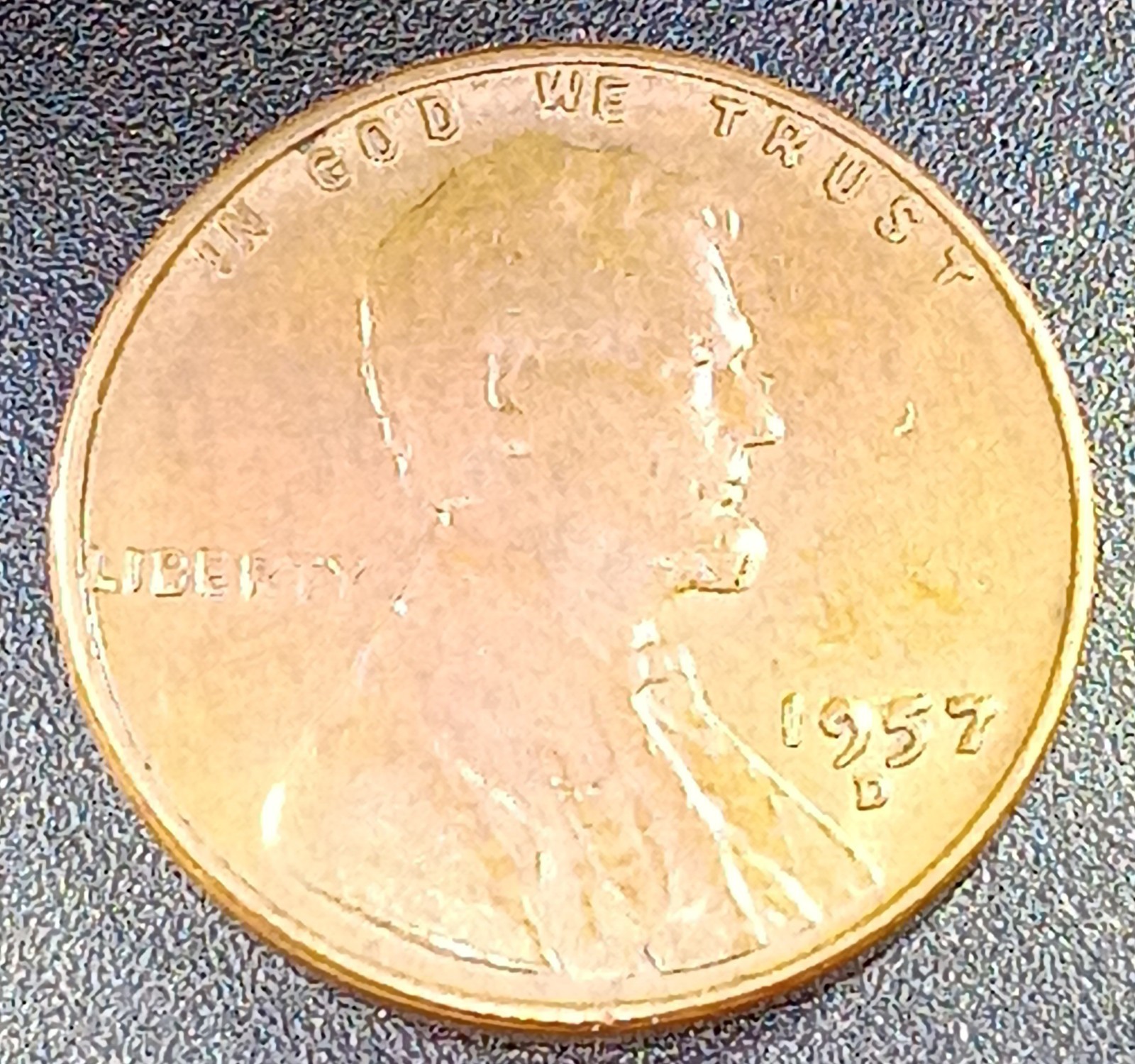 1957-D Lincoln Penny DDO Double Die Rare!