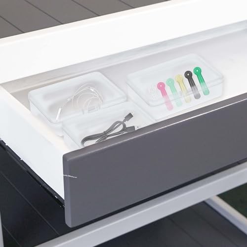 5 Pcs Mini Plastic Storage Containers Box with Lid, Small Storage Containers