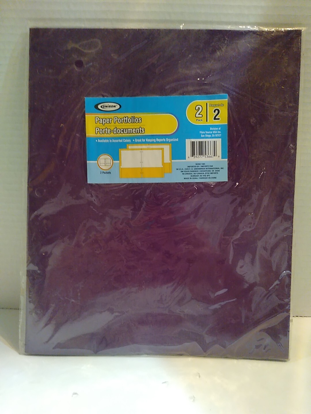 unison paper portfolios - 2 pack