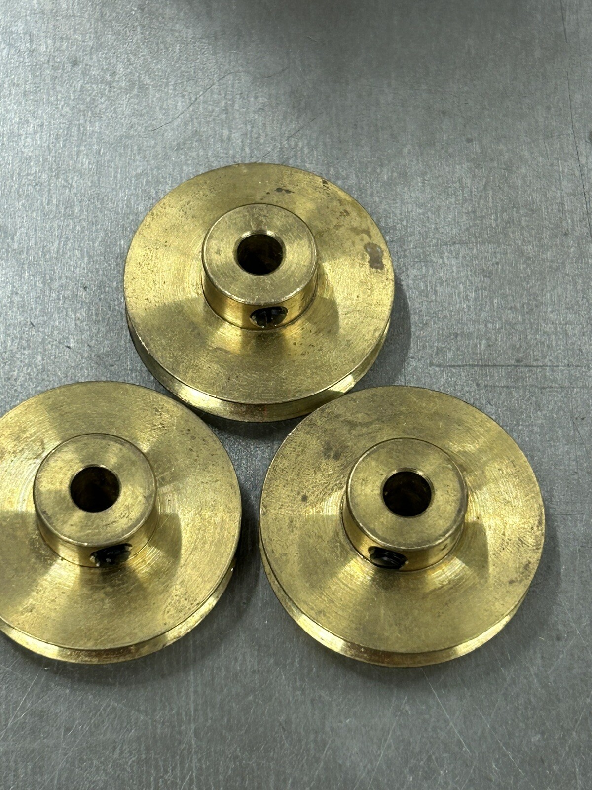 QTY 1 BOSTON GEAR G1217 BRASS PULLEY WATCH LATHE UP TO 3/16" BELT JEWELER MOTOR