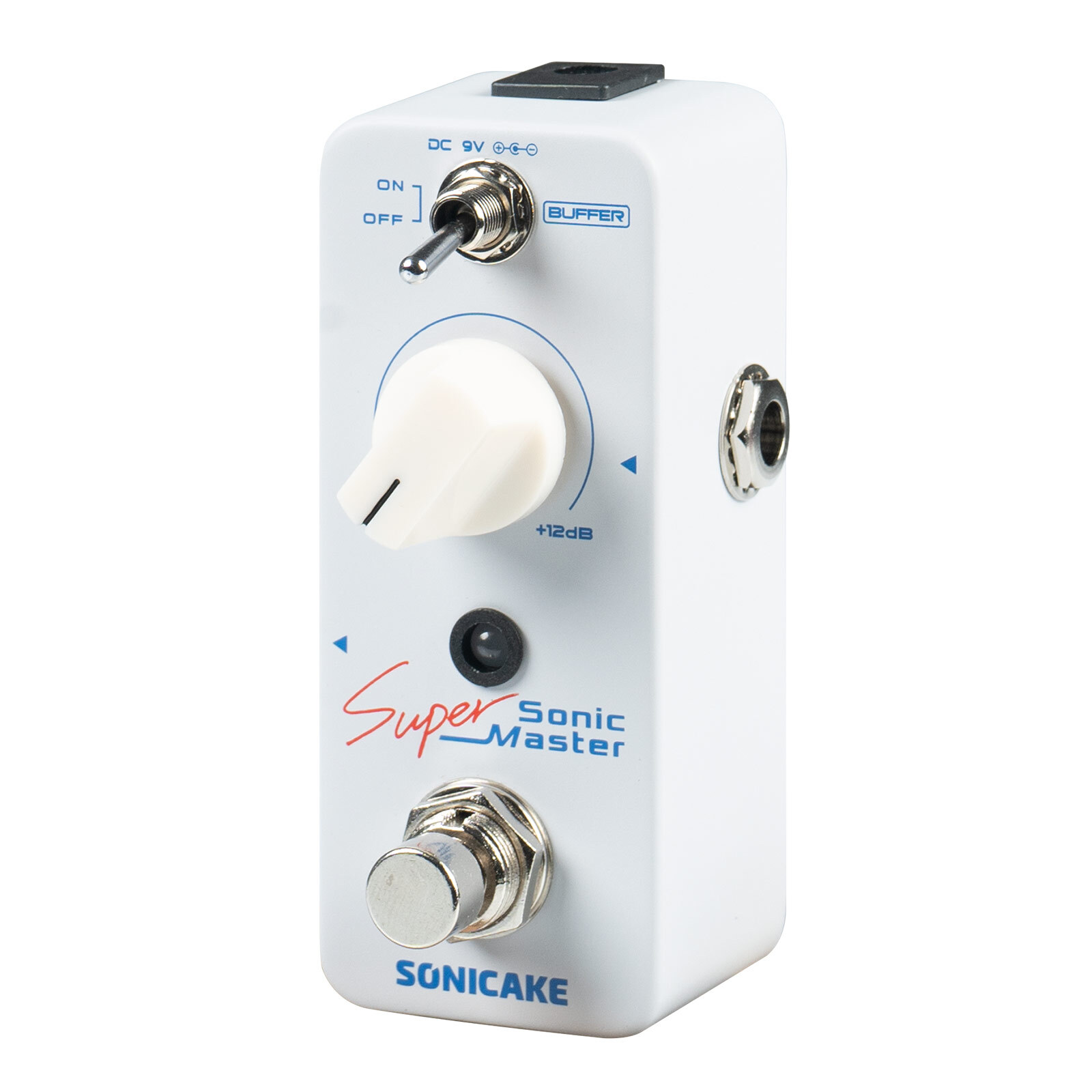 SONICAKE Sonic Super Master Clean Boost Buffer Guitar Bass Effects Pedal
