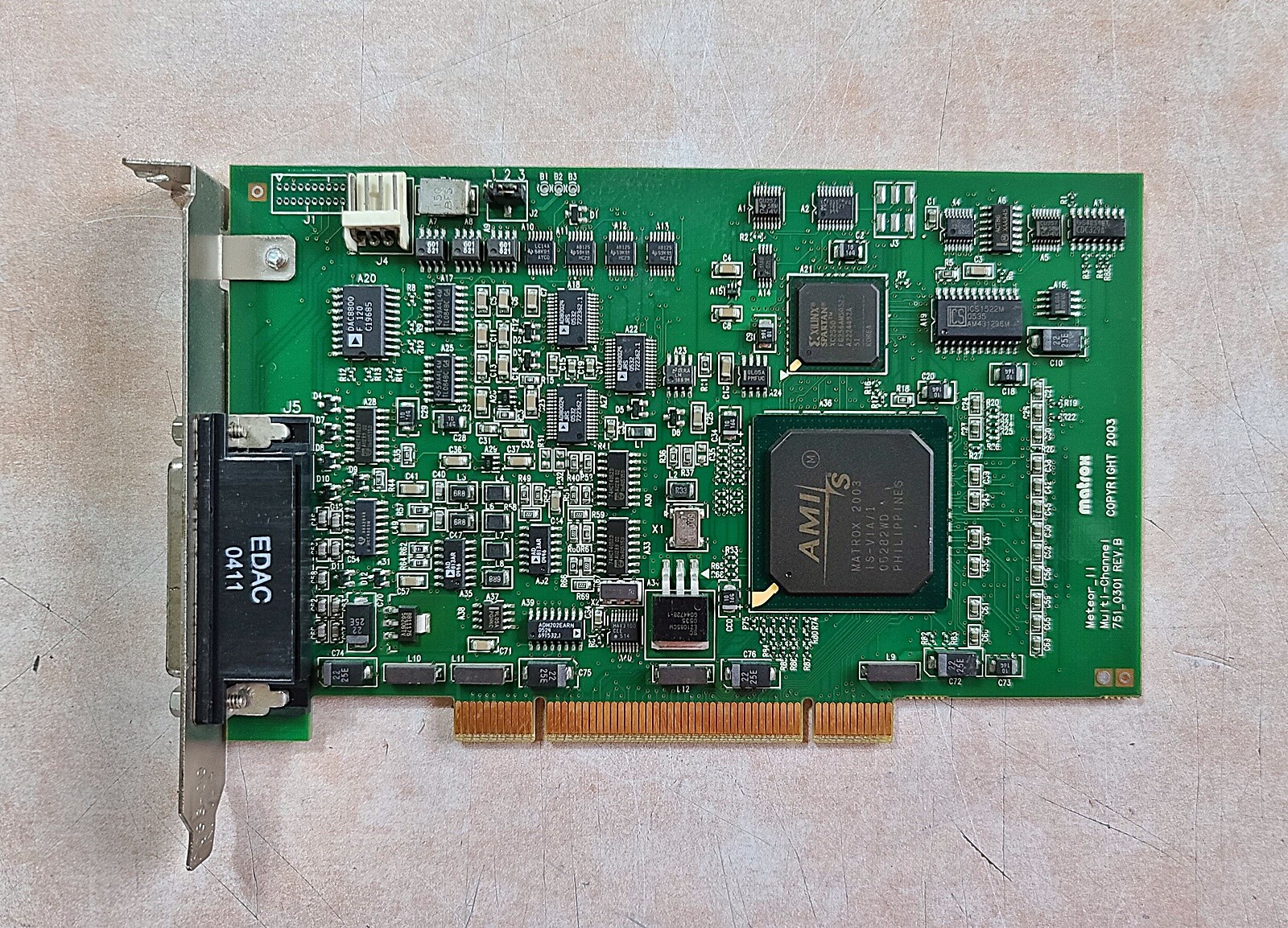 MATROX Frame Grabber Multi-Channel Card 751-0301 Rev.B