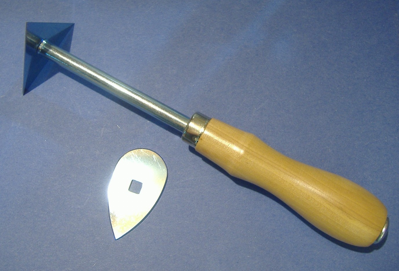 WARNER MOLDING SCRAPER WITH TWO INTERCHANGEABLE BLADES PUTTY REMOVAL