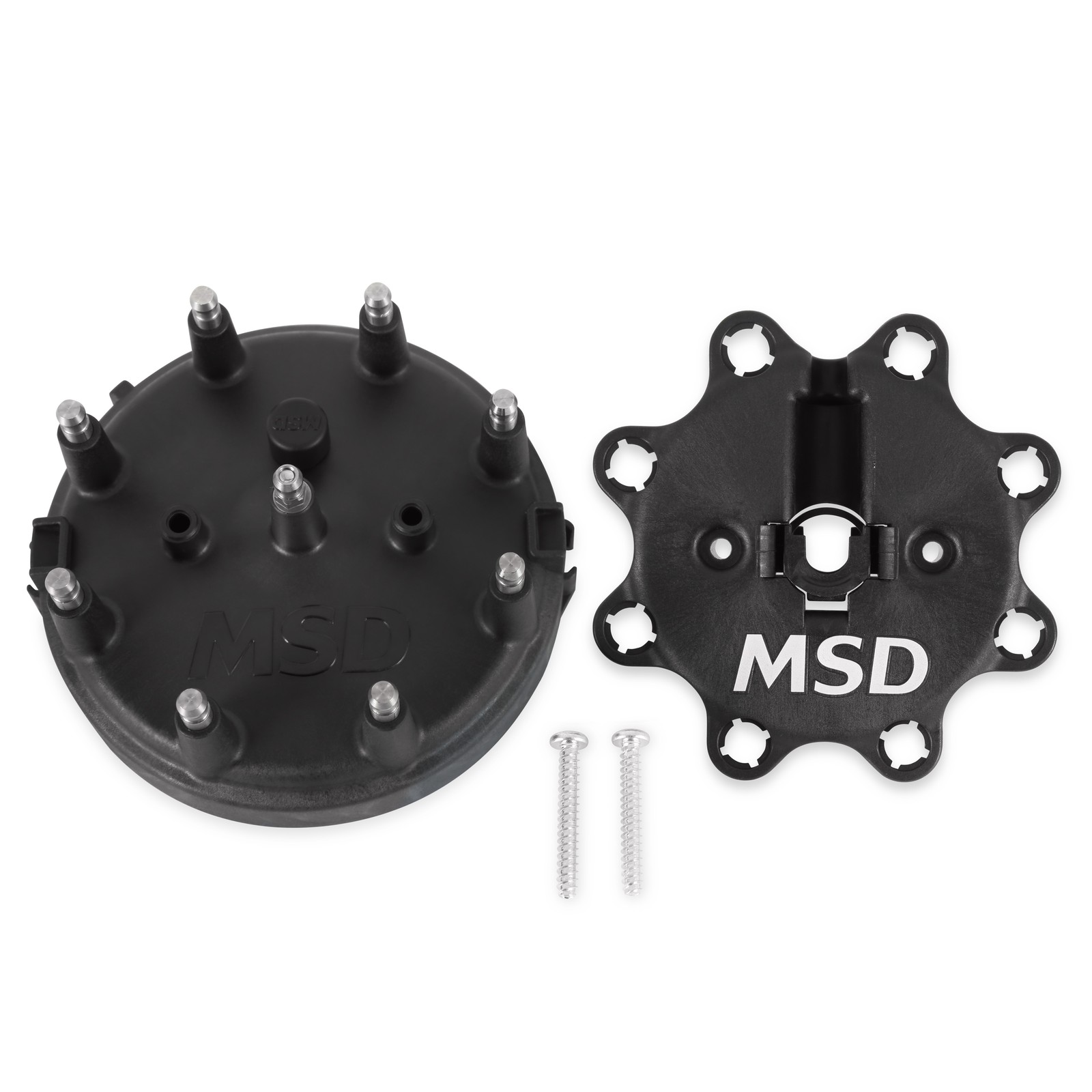 84083 MSD Distributor Cap - Ford HEI - Black