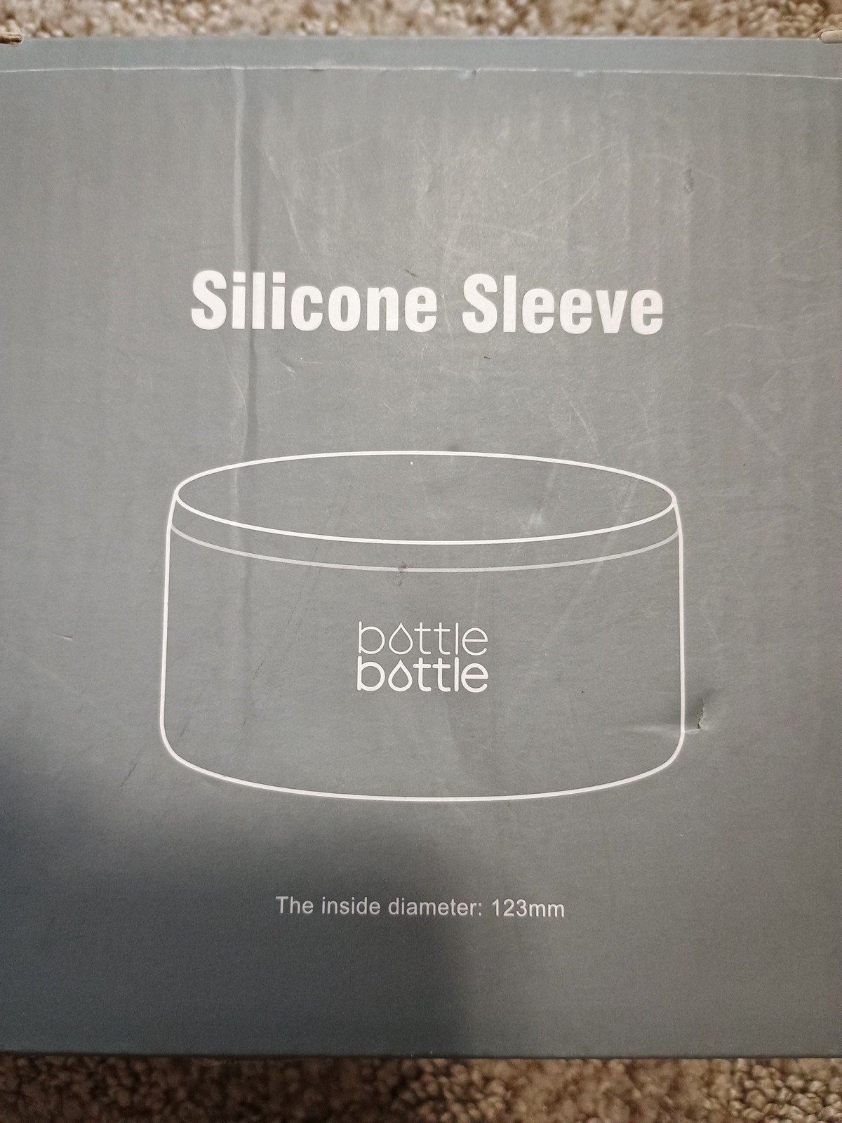 New BottleBottle Silicone Sleeve XL Green 123mm