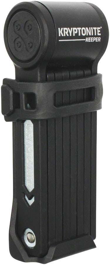 Kryptonite Keeper Mini Folding Lock, Key, 80cm, 31.5", 2.5mm, Black