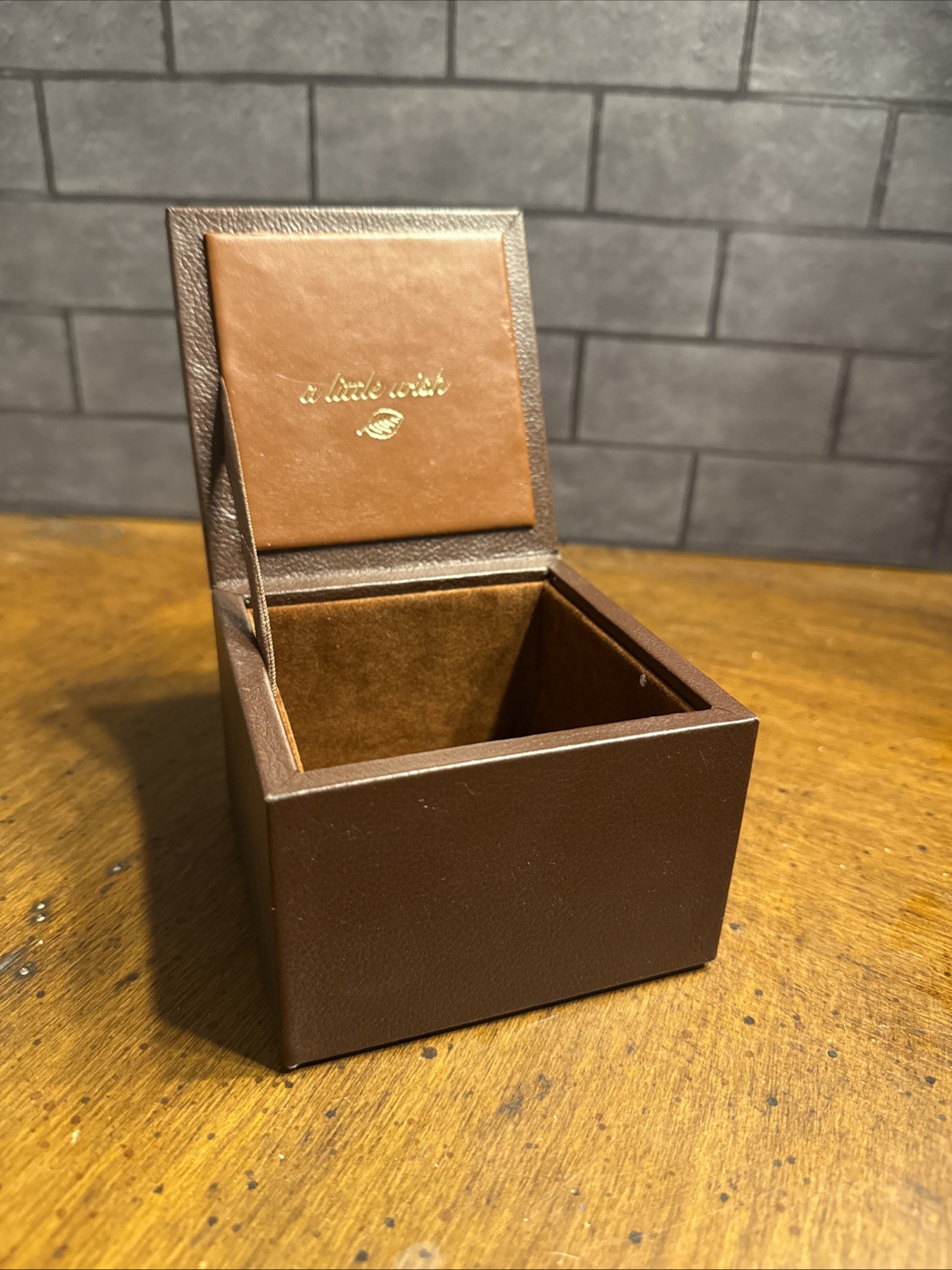 Hallmark Signature leather Wish Box