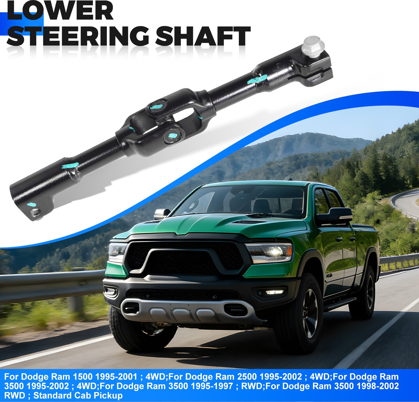 Intermediate Steering Column Shaft for Dodge Ram 1500/1500 classic 2014-2020