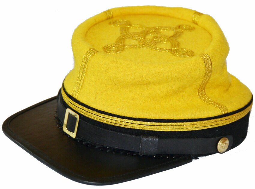 American Civil War Confederate Reb Cavalry COLONEL Kepi Large - ALL SIZES!!!