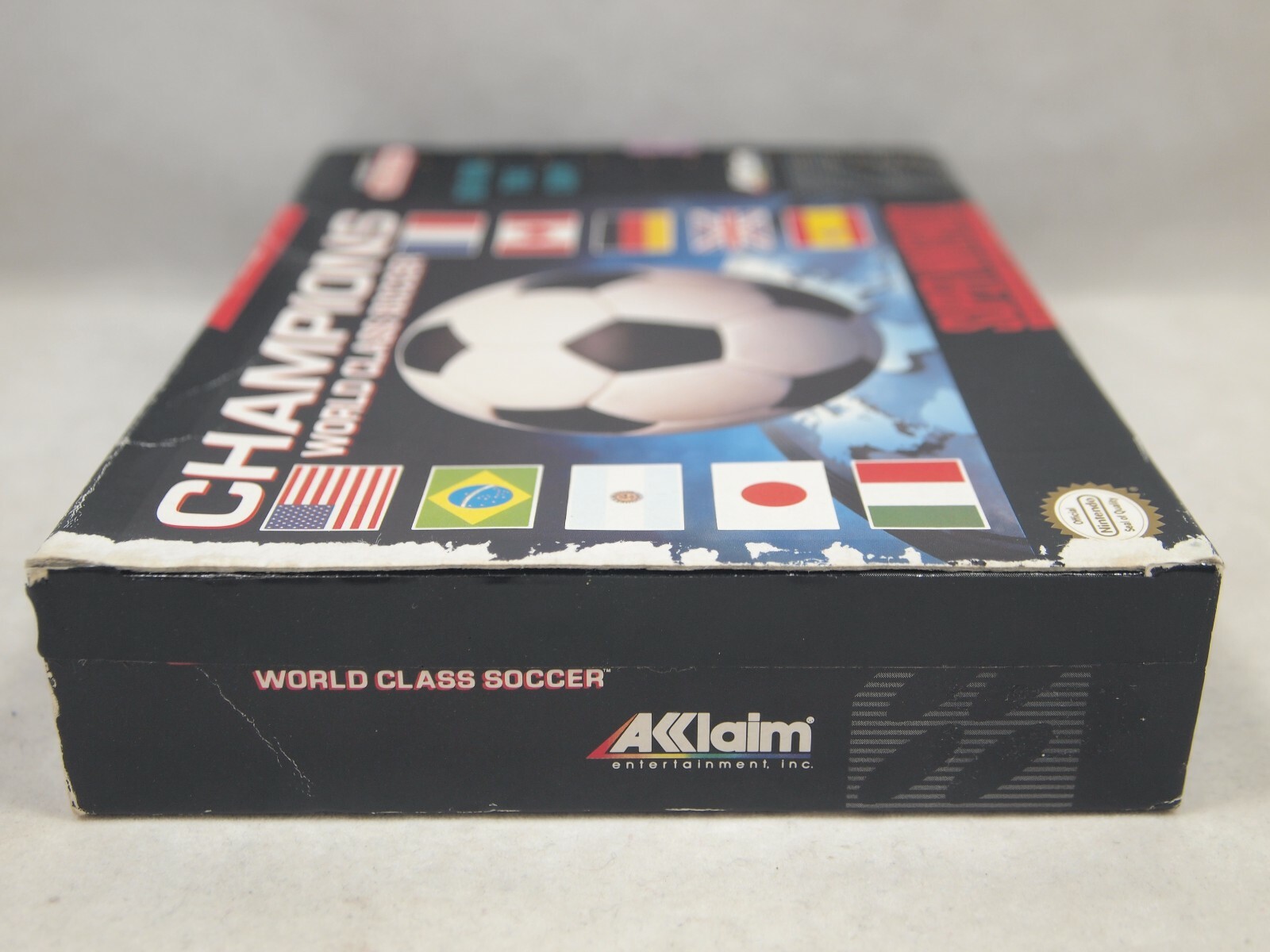 Champions World Class Soccer (Super Nintendo | SNES) Authentic BOX ONLY
