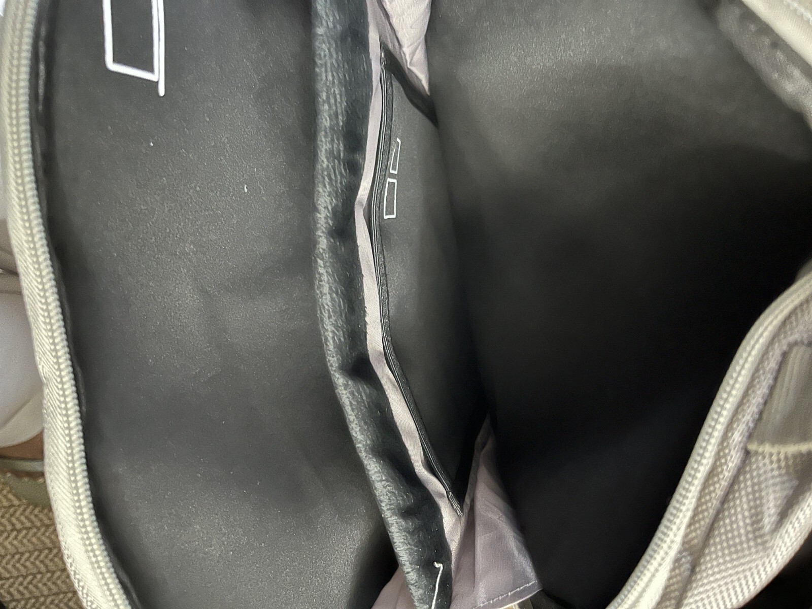 Workfront Backpack Gray Laptop Compartments