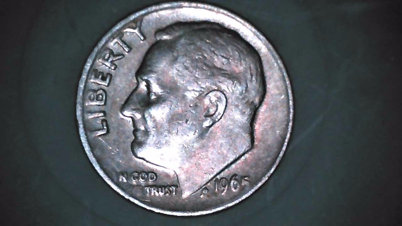 Rare 1965 dime no mint mark w/errors 