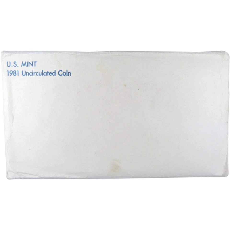 1981 Uncirculated Coin Set U.S Mint Original Government Packaging OGP
