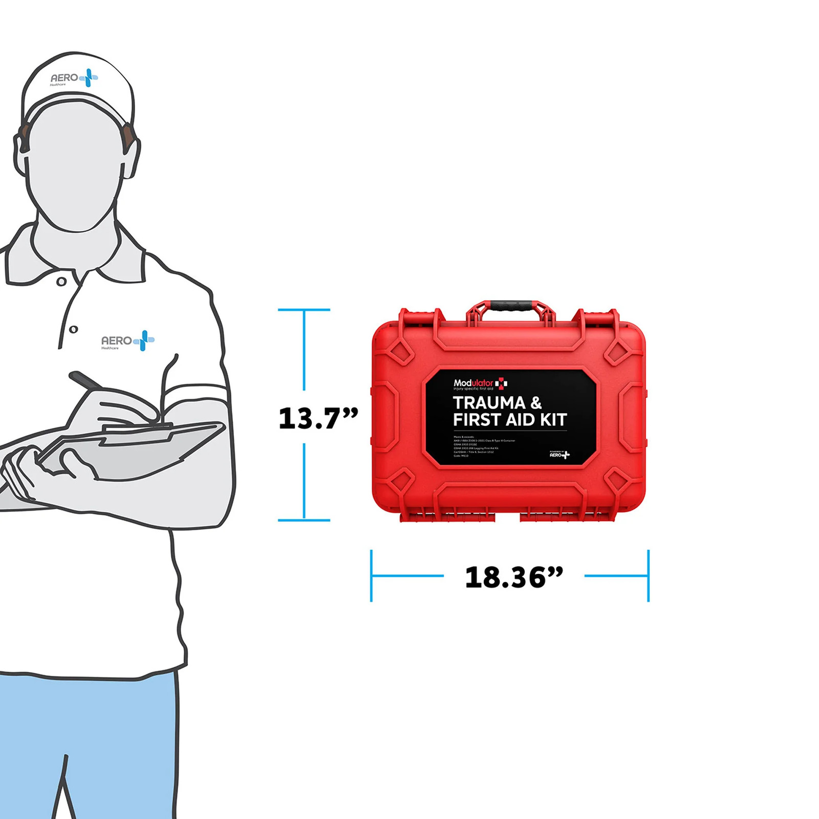 Modulator M610-1 Modulator Trauma Kit with Bleed Control - Rugged Hard Case