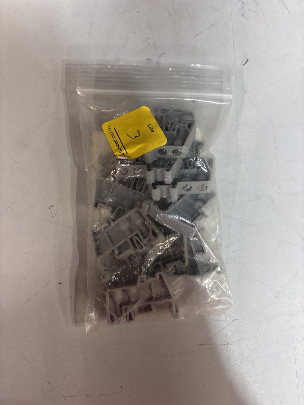 End Stop 36 mm DIN Rail 10 Pack