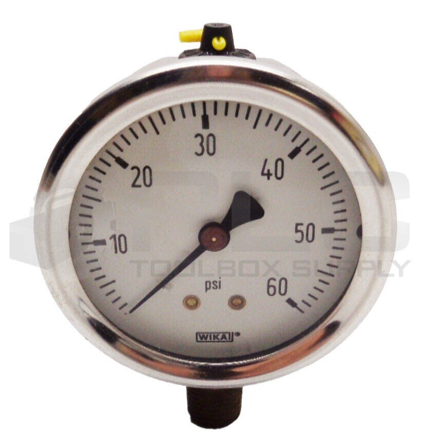 NEW WIKA GAUGE 0-60PSI 1/8" 2-3/4" FACE