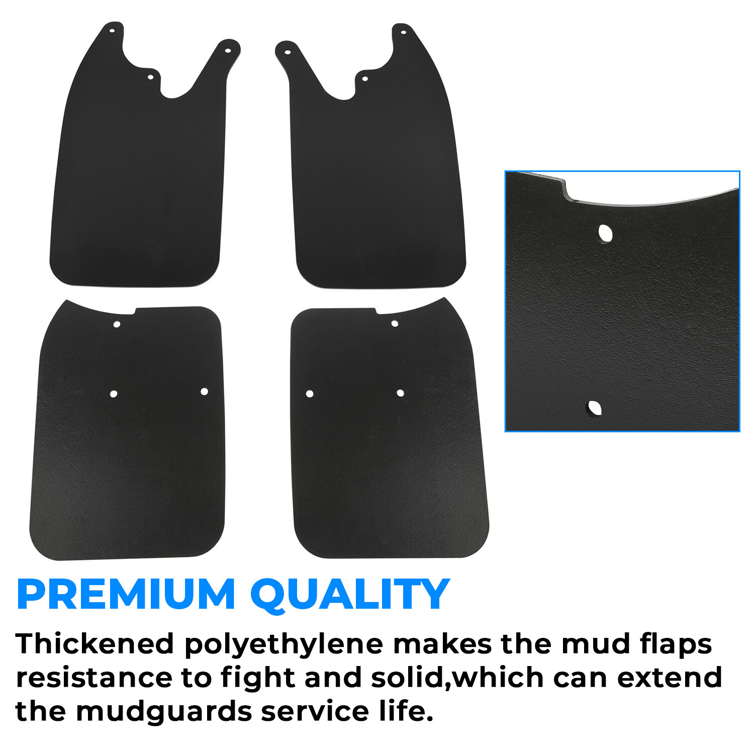 Mud Guards Flaps For Tacoma 4x4 Prerunner 1995-2004 W/ original Flares