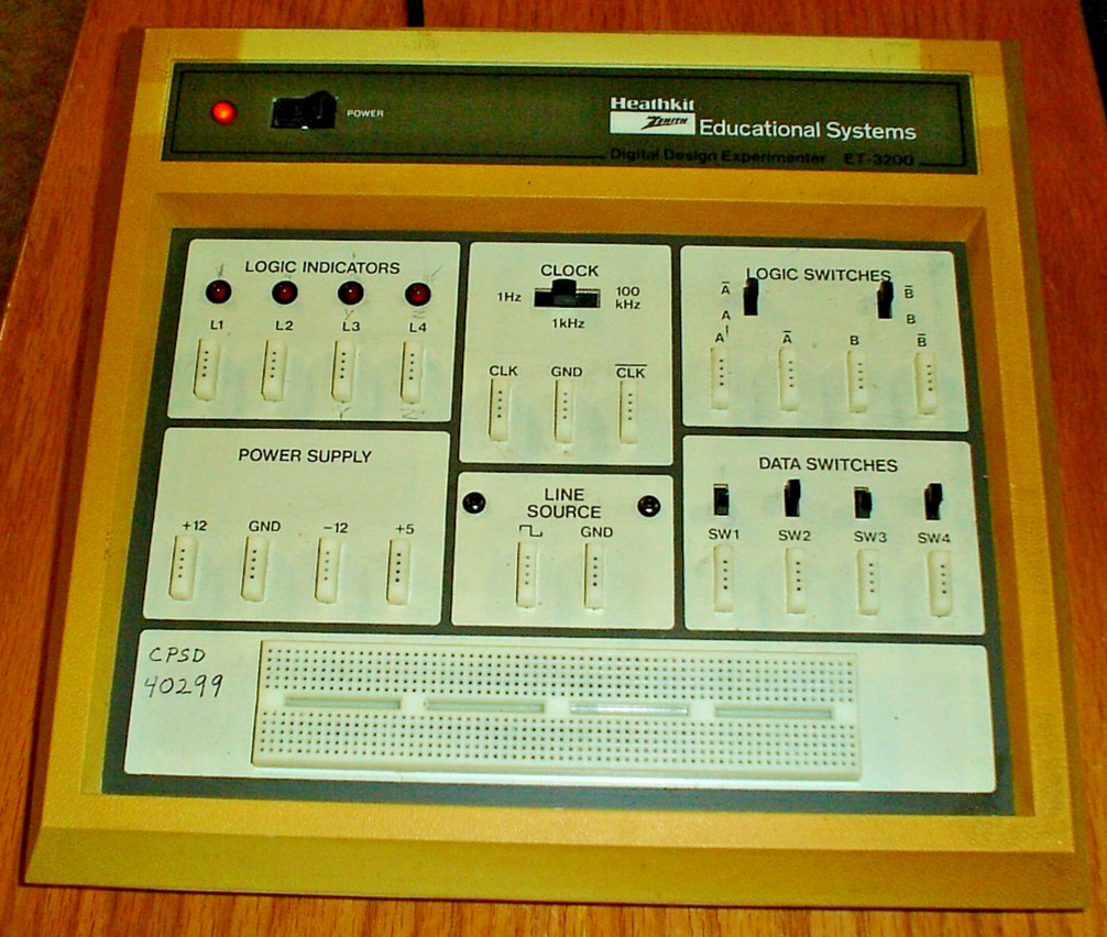 Vintage Heath Zenith Digital Design Experimenter ET-3200 HeathKit ETW-3200-B