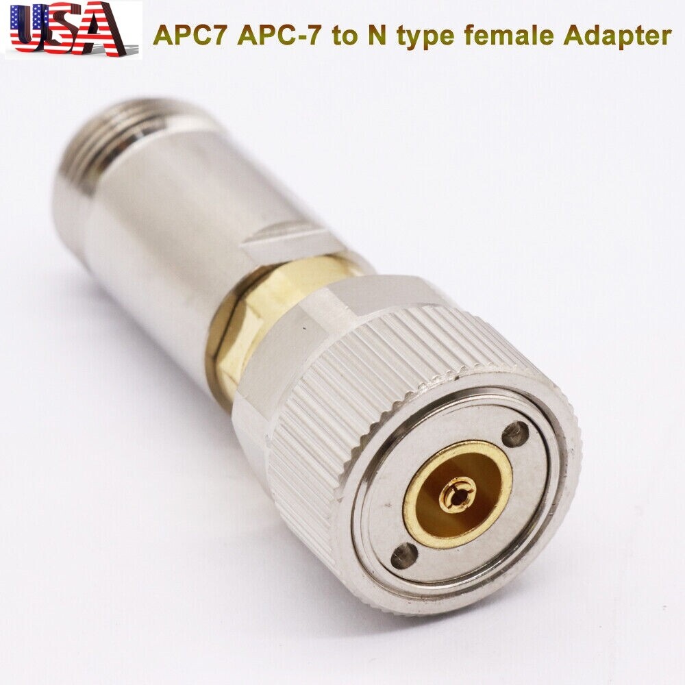 APC7 APC-7 to N Type Female Connector Adapter Calibration FITS Network Analyzer